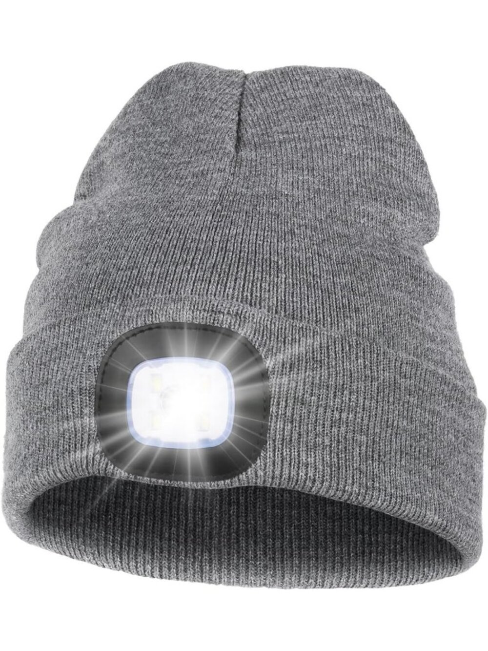 Cozy Unisex Hands-Free Lighted Winter Beanie - Perfect Gift for Men & Women